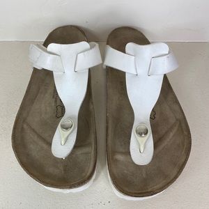 Birkis by Birkenstocks, white 38/7.5